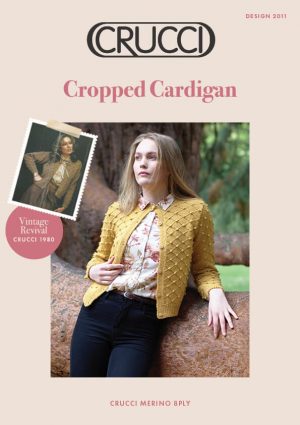 Crucci Knitting Pattern 2011 Short Patterned Cardigan