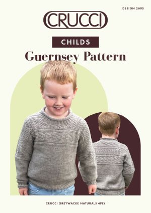 Childs Guernsey knitting pattern